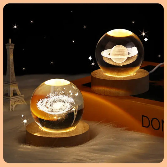 Luminescent Crystal Ball Night Light